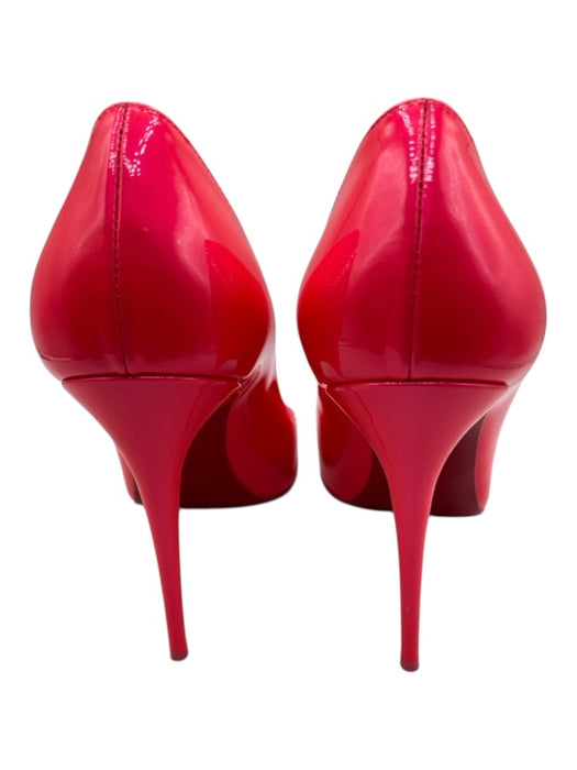 Christian Louboutin Shoe Size 8.5 Pink Patent Leather Pointed Toe Stiletto Pumps Pink / 8.5