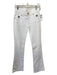 Rock & Republic Size 27 White Cotton Low Rise zip fly Jeans White / 27