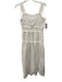 Gap x Doen Size M White Cotton Shirred Eyelet Lace Sleeveless Midi Dress White / M
