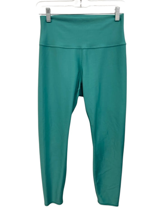 Alo Yoga Size L Teal Green Polyester Blend High Rise 7/8 length Leggings Teal Green / L