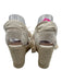 J. Crew Shoe Size 9 Beige textile upper Synthetic Woven Ankle Tie Wedges Beige / 9