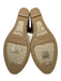 J. Crew Shoe Size 9 Beige textile upper Synthetic Woven Ankle Tie Wedges Beige / 9