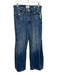 Frame Size 27 Medium Wash Cotton Blend Baggy Fit Mid Rise Wide Leg Jeans Medium Wash / 27