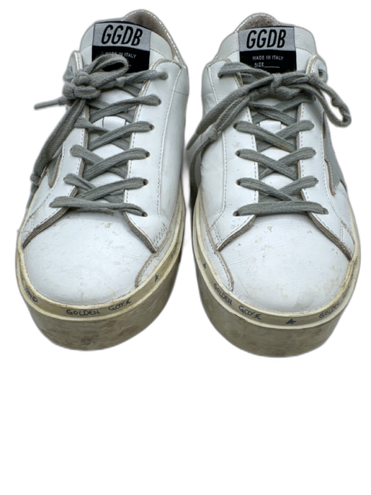Golden Goose Shoe Size 38 White, Gray, Beige Leather Star Low Top Sneakers White, Gray, Beige / 38