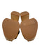 Free People Shoe Size 37 Mixed Brown Leather Upper Wood Color Block Cage Sandals Mixed Brown / 37