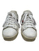 Gucci Shoe Size 8 White, Red, Green Leather Upper Lace Up Gucci Web Sneakers White, Red, Green / 8