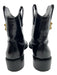 Marc By Marc Jacobs Shoe Size 36.5 Black Leather Calf Hair Round Toe Booties Black / 36.5