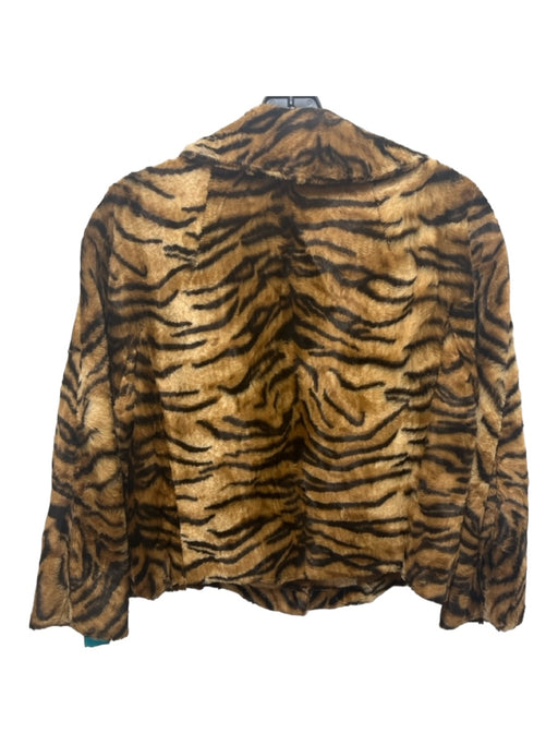 What Goes Around Comes Around Size S Beige & Black Polyester Animal Print Jacket Beige & Black / S