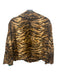 What Goes Around Comes Around Size S Beige & Black Polyester Animal Print Jacket Beige & Black / S