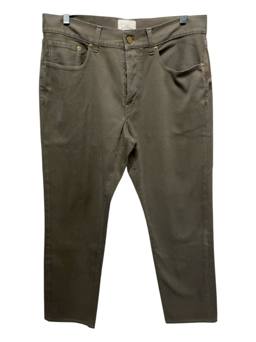 Sid Mashburn Size 34 Khaki Cotton Solid Button Fly Men's Pants Khaki / 34