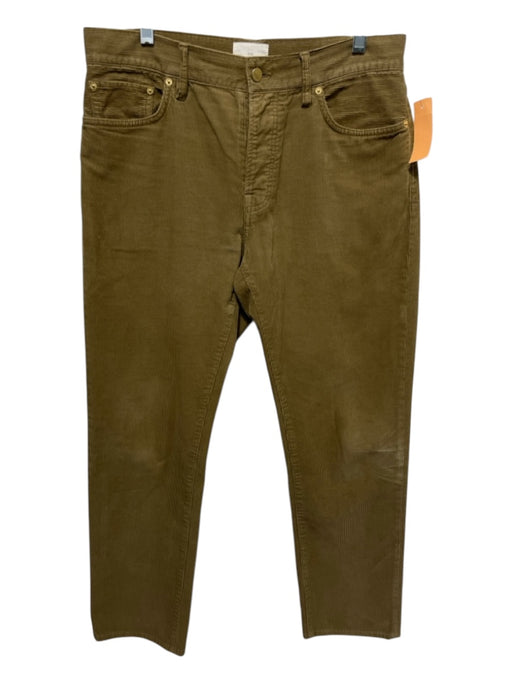 Sid Mashburn Size 34 Khaki Cotton Solid Button Fly Men's Pants Khaki / 34