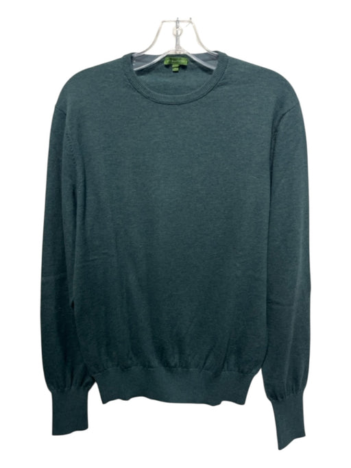 Sid Mashburn Size M Blue & Green Cotton Crewneck Men's Sweater Blue & Green / M