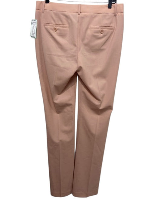 Theory Size 6 Blush Pink Virgin Wool Blend Low Rise Straight Wide Trouser Pants Blush Pink / 6