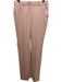 Theory Size 6 Blush Pink Virgin Wool Blend Low Rise Straight Wide Trouser Pants Blush Pink / 6
