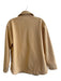 Madewell Size XS Orange Polyester Felt Herringbone Collared Button Down Jacket Orange / XS