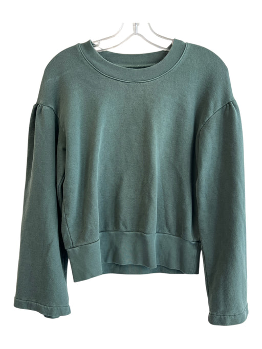 Madewell x Karen Walker Size XS Forest Green Cotton Crew Neck Cropped Top Forest Green / XS