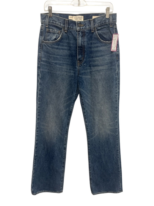 Nili Lotan Size 29 Medium Wash Cotton Zip Fly Mid Rise Straight Leg Jeans Medium Wash / 29
