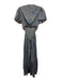 XiRENA Size XS Blue & Multi Cotton Floral Short Sleeve V Neck Open Back Dress Blue & Multi / XS