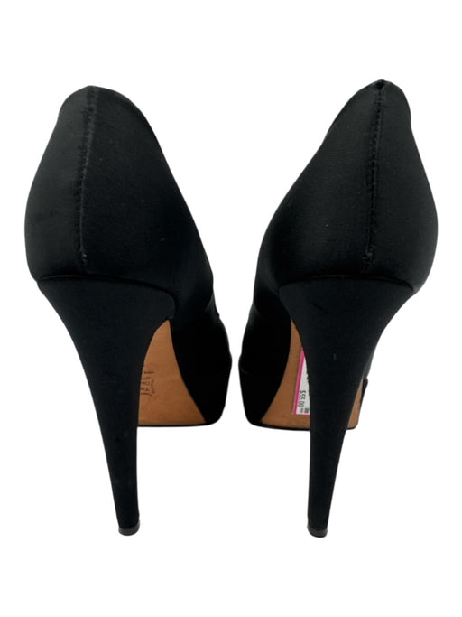 Atos Lombardini Shoe Size 36 Black textile upper Satin Platform Stiletto Pumps Black / 36