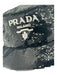 Prada Black & White Fully Sequined Bucket Logo Hat Black & White / M