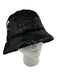 Prada Black & White Fully Sequined Bucket Logo Hat Black & White / M