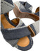 See By Chloe Shoe Size 37.5 Dark Blue & White Canvas Criss Cross Sandals Dark Blue & White / 37.5