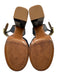 See By Chloe Shoe Size 37.5 Dark Blue & White Canvas Criss Cross Sandals Dark Blue & White / 37.5