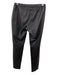 Neiman Marcus Size S Black Leather Elastic Waist Skinny Pants Black / S