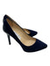 Jimmy Choo Shoe Size 38 Deep Navy Suede & Patent Leather Pointed Toe Pumps Deep Navy / 38