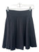 Susana Monaco Size Est S Black Pleated Elastic Waist Above Knee Skirt Black / Est S