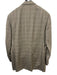 Canali Gray & Tan Wool Plaid 3 button Men's Suit Gray & Tan / 56