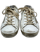 Golden Goose Shoe Size 39 White & Silver Leather Upper Distressed Sneakers White & Silver / 39