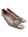Roger Vivier Shoe Size 42 Off White Leather Pointed Square Toe Block Heel Pumps Off White / 42