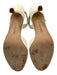 Manolo Blahnik Shoe Size 41.5 Off White Patent Leather Open Front Sandals Off White / 41.5
