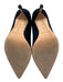 Manolo Blahnik Shoe Size 41.5 Navy Suede Pointed Toe Pumps Navy / 41.5