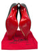 Christian Louboutin Shoe Size 41 Black Leather Pointed Toe Mid Heel Pumps Black / 41