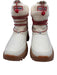 Hunter Shoe Size 11 Cream & Red Fleece Round Toe Cord Detail Mid Calf Boots Cream & Red / 11