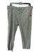 Frank & Eilen Size 10 Sage green Cotton & Flex Hook & Zip Slim Fit Trouser Pants Sage green / 10