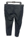 Frank & Eileen Size 10 Black Cotton & Flex Hook & Zip Slim Fit Raw Hem Pants Black / 10