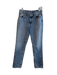 GOLDSIGN Medium light wash Cotton High Rise 5 Pocket Straight Leg Jeans Medium light wash