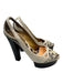 Roberto Cavalli Shoe Size 37 White Leather Slingbacks Platform Sandals White / 37