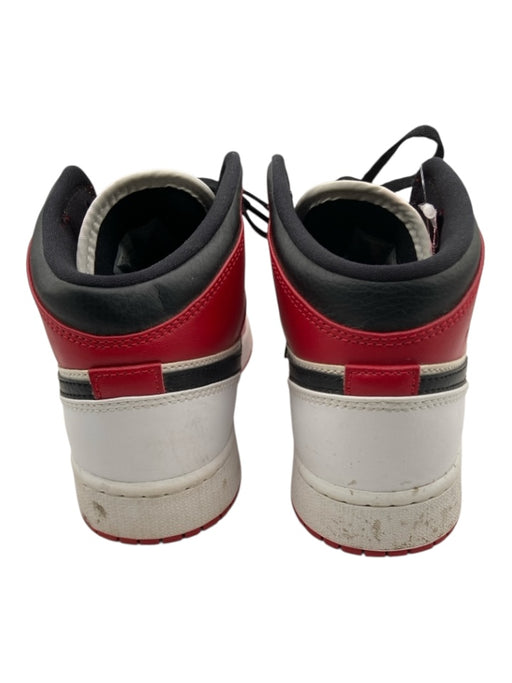 Nike Shoe Size 6.5 Red, White, Black Leather Perforated Air Jordan Sneakers Red, White, Black / 6.5