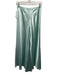 Pomander Place Size S Mint Green Polyester Satin Back Zip Paneled Maxi Skirt Mint Green / S
