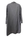 Amma Size 3/L Gray Cotton Button Down Patch Pocket Collar Long Sleeve Dress Gray / 3/L