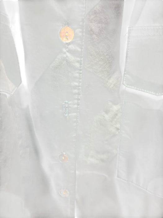 Finley Size XL Slate Blue Cotton Blend Short Sleeve Button Front Collared Dress Slate Blue / XL