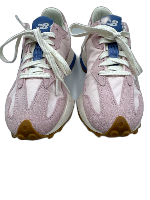 New Balance Shoe Size 8.5 Pink & blue Suede Canvas Logo Lace Up Running Sneakers Pink & blue / 8.5