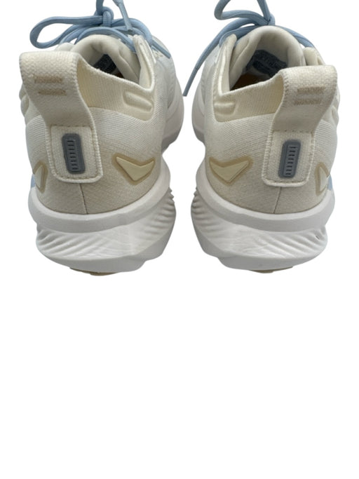 Brooks Shoe Size 9 Cream & Baby Blue Synthetic Logo Running Sneakers Cream & Baby Blue / 9