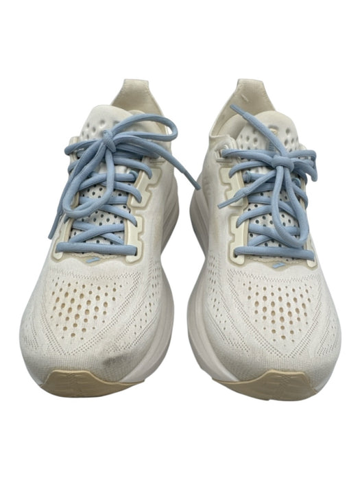 Brooks Shoe Size 9 Cream & Baby Blue Synthetic Logo Running Sneakers Cream & Baby Blue / 9