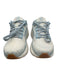 Brooks Shoe Size 9.5 Cream & Baby Blue Synthetic Technical Mesh Logo Sneakers Cream & Baby Blue / 9.5