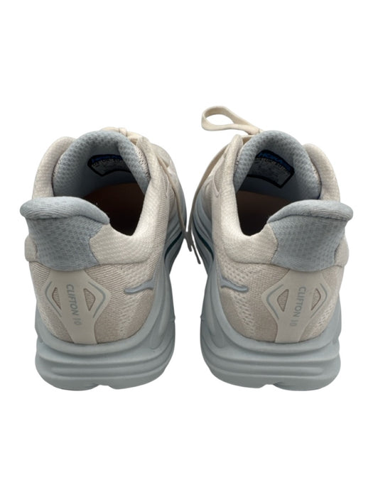 Hoka Shoe Size 9 White & Baby Blue Synthetic Logo Runner Sneakers White & Baby Blue / 9
